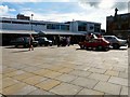 SJ9494 : Classic Cars on Hyde Civic Square by Gerald England