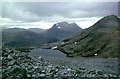 NH0574 : White quartzite boulders on NE ridge of Stob Ban by Andy Waddington