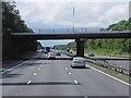 SP3385 : Northbound M6, Bridge at Goodyers End by David Dixon