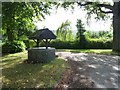 ST3794 : The well in the centre of Tredunnock by Christine Johnstone