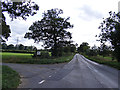 TG2505 : B1332 Bungay Road, Bixley by Geographer