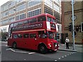 TQ2677 : London Routemaster Bus, in Fulham Road, Chelsea by PAUL FARMER