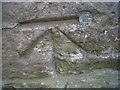 SN4120 : Ordnance Survey Benchmark and Bolt - Carmarthen, Guildhall by N Scott