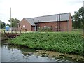 SK9571 : Pumphouse, south bank of Fossdyke by Christine Johnstone