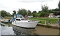 SK9671 : Long term moorings, south bank, Fossdyke [3] by Christine Johnstone