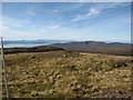 NG7842 : Open moorland with a view towards the Applecross Valley by Maggie Cox