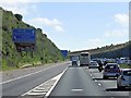 SU4826 : Northbound M3 After Junction 11 by David Dixon