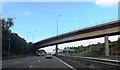 SO9573 : M42 Slip road crosses the M5 by Anthony Parkes