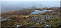 NN0795 : Pool and rocks at summit of Meall Blair by Trevor Littlewood