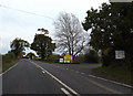 TM4287 : A145 London Road & footpath by Geographer