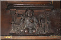 SK7243 : St.Wilfred misericord by Richard Croft