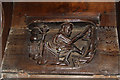 SK7243 : Winter misericord by Richard Croft