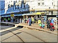 SJ8498 : Tram Outside Debenhams by David Dixon