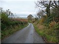 SH4856 : The narrow road to Rhos Isaf by Christine Johnstone