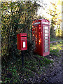 TM2693 : Telephone Box & Church Road Postbox by Geographer