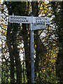 TM2692 : Roadsign on Low Road/Topcroft Street by Geographer