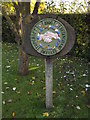 TM2691 : Topcroft Village sign by Geographer