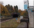 SU4112 : Western portal of Southampton railway tunnel by Jaggery