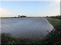 SJ3665 : High tide at Saltney Ferry (3) by John S Turner