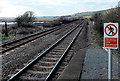 SN3906 : Towards a river bridge from Kidwelly railway station by Jaggery