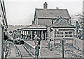 SU8820 : Midhurst station, on last day of passenger services, 1955 by Ben Brooksbank