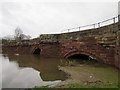 SJ4154 : Rising Flood Water at Farndon by Jeff Buck