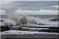 SN5780 : Aberystwyth Harbour - January 2014 storm by Ian Capper