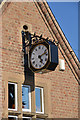 SK6646 : Lowdham Old School Clock by Joy Newbould