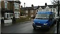 TQ3268 : Hunter Road, Thornton Heath, and Pentecostal church minibus by Christopher Hilton