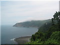 SS7249 : Countisbury Hill from The Lynton railway by Ken Amphlett