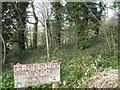 SX9374 : Entrance to Frobisher Wood, Frobisher Close, Teignmouth by Robin Stott