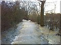 TQ1457 : River Lane flooded by Hugh Craddock