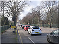 SK5538 : Traffic queuing on Abbey Bridge by Alan Murray-Rust