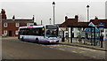 SU4806 : Bus awaiting departure for Southampton from Hamble-le-Rice by Jaggery