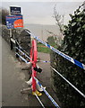 SX9676 : Closed footpath, Dawlish by Derek Harper