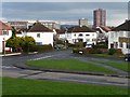 NT2075 : Grassy triangle, Silverknowes Road East by Christine Johnstone