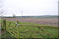 SJ8705 : Across fields in the direction of Gunstone Cottages and the M54 by Mick Malpass