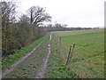 ST3350 : Track to Manor Farm by Roger Cornfoot