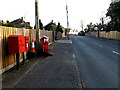 TM4289 : Upper Grange Road Postbox & Royal Mail Dump Box by Geographer