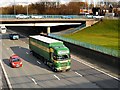 SD8004 : HGV on the M60 at Whitefield by David Dixon