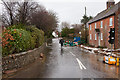 SU6414 : Flooding in West Street, Hambledon by Peter Facey