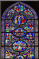 TL5480 : Detail, East Window, Ely Cathedral by Julian P Guffogg