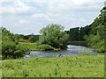 NS7654 : River Clyde at Adder's Gill by Lairich Rig