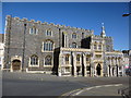 TG2208 : The flint covered Guildhall in Norwich by Richard Humphrey