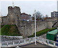 SU4111 : Arundel Tower and the medieval town walls, Southampton by Jaggery