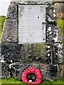 NM7236 : War Memorial Inscription, Craignure by David Dixon