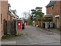 SK8214 : Whissendine West End postbox ref LE15 17 by Alan Murray-Rust