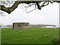 SK8611 : Pillbox near Langham by Alan Murray-Rust