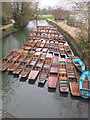 SP5206 : Punts at Magdalen Bridge by Stephen Craven