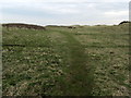 SH3567 : Isle of Anglesey Coastal Path above Aberffraw Bay by Chris Heaton